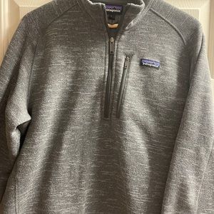 Patagonia Better Sweater Quarter-Zip Fleece Pullover - Gray - Large